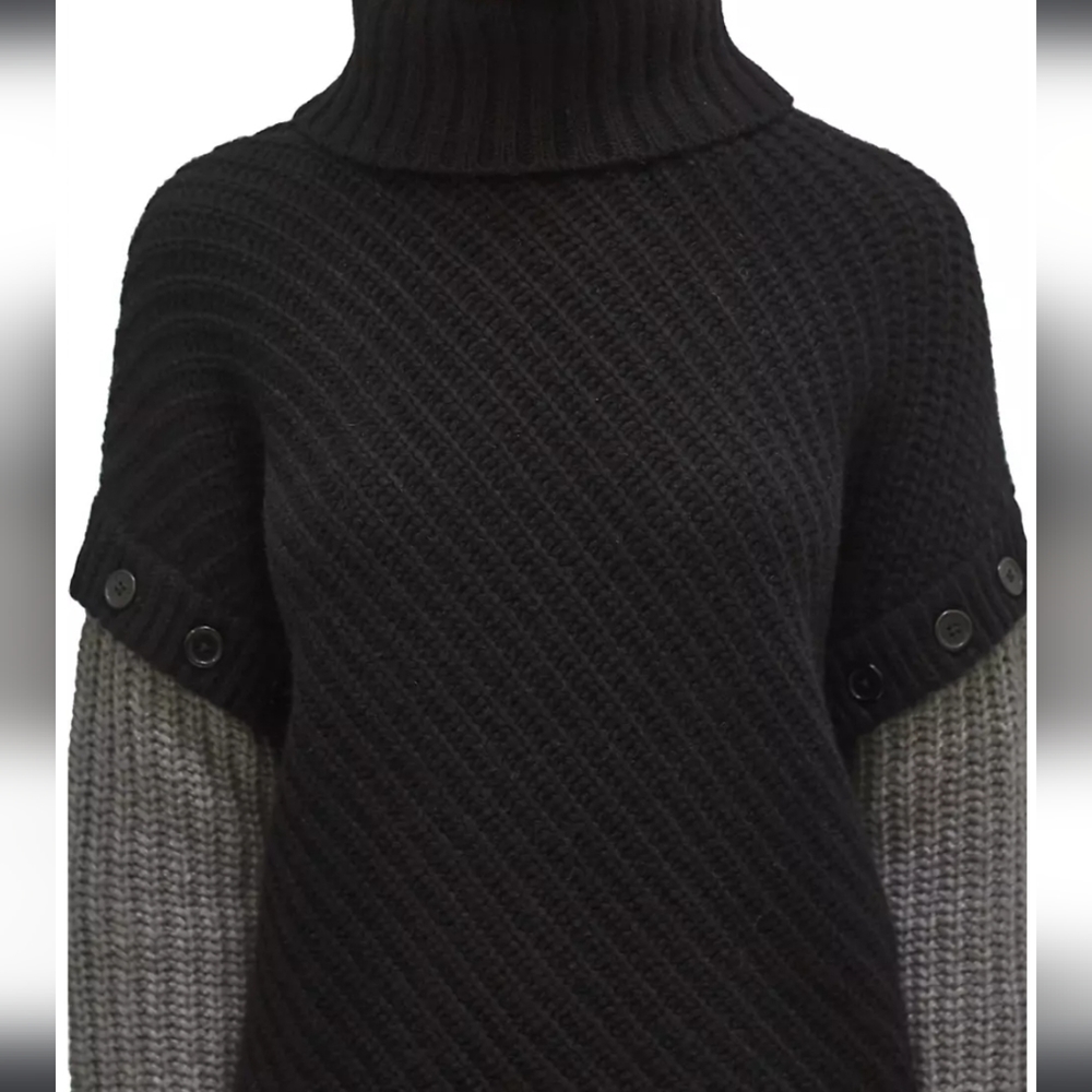 Equipment Aluine Layered Wool-Blend Turtleneck Sweater - Picture 11 of 14